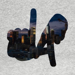 Medium LA Hands, Skyline v3 T-Shirt